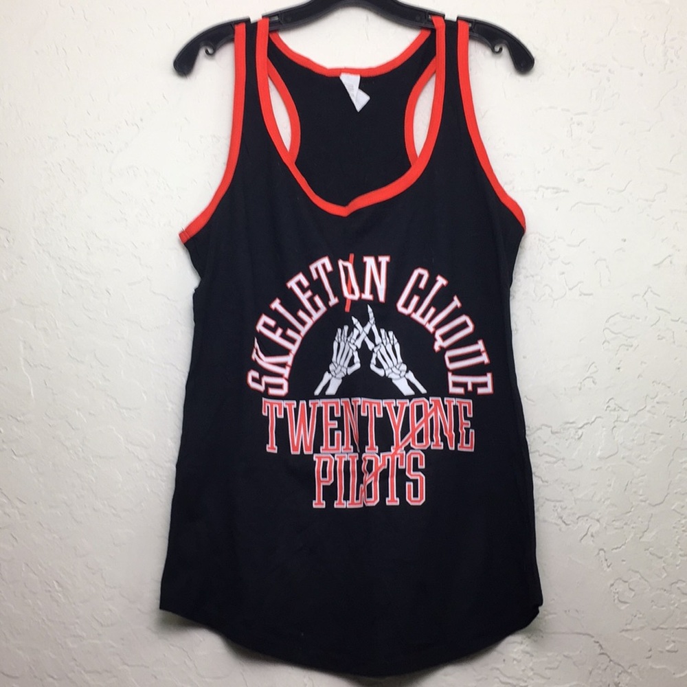 NWOT Twenty One Pilots Skeleton Clique Tank Top